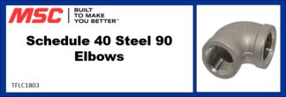 Schedule 40 Steel 90 Elbows