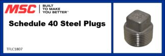 Schedule 40 Steel Plugs