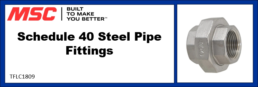 Schedule 40 Steel Pipe Fittings – MSC