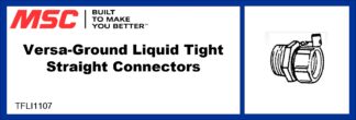 Versa-Ground Liquid Tight Straight Connectors