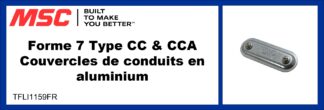 Form 7 Type CC & CCA Aluminum Conduit Covers